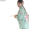 kimono amélioré rétro japonais traditionnel dieu vêtements yukata fille halloween thème fête cosplay scène performance costume costume