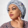casquettes turban pour femmes, écharpe de sauna musulmane, hijab africain, bonnet élégant, cravate de sauna pour femme