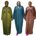 Abayas pour femmes dubaï Robe de mode musulmane africaine Caftan Marocain robes de soirée Boubou Robe Djellaba Femme 2025