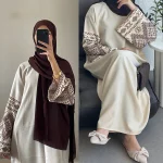Abaya musulmane pour femmes, robes de soirée brodées, caftan arabe, longue robe, Islam Ramadan, Abayas de Dubaï, vêtements éducatifs, Jalabiya marocain, Eid