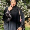 eid femmes abaya musulman fleur broderie cardigan robe fête jalabiya ramadan longue abayas arabe longue robe maroc caftan automne