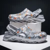 Sandales plates hommes chaussures EVA pantoufles jardin plate-forme sandales homme été sandales nouvelles hommes baskets en plein air tongs maison sabots