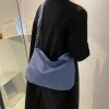 sac à main à bandoulière noir pour femme et fille, sacoche décontractée, solide, simple, à bretelles nouées, fourre tout