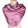 hijab foulard à imprimé uni pour femme, couleur pure, pour l'extérieur, pour le printemps et l'été