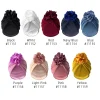 femmes turban chapeau musulman hijab bonnet indien casquette tête enveloppement grande fleur élastique bandes de cheveux chapeau bonnet dames filles cheveux accessoires