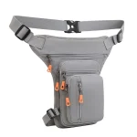 Sac de jambe de taille basse pour moto, ceinture de hanche et de cuisse, étanche, tactique de voyage pour téléphone portable/téléphone portable, sacs banane