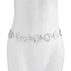 ceinture à chaîne en or pour femmes, ceintures circulaires réglables, chaînes de luxe de haute qualité, punk, robe en métal