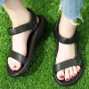 sandales femme été 2025 nouvelle mode plate forme sport sandales plates décontractées antidérapant en plein air plage sandalias chaussure femme