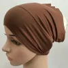 mode modal coton coton musulman intérieur hijab tube casquettes islamique sous écharpe chapeaux 39 couleurs sont disponibles