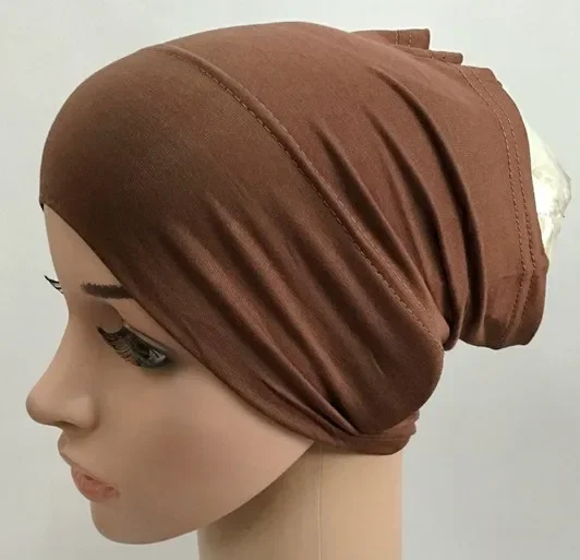 mode modal coton coton musulman intérieur hijab tube casquettes islamique sous écharpe chapeaux 39 couleurs sont disponibles