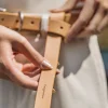 Maden-Ceinture Fine en Cuir de Vache group pour Femme, Petite Ceinture Simple, Double Anneau Décoratif, Tannage bobines al Rétro, Première Couche