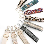 Sangle de sac à main réglable pour femme, poignées d&rsquo;impression, bandoulière amovible, sangle initiée, ceinture de remplacement, JEStraps