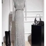 SMTHMA-Robe de célébrité en maille avec biscuits pour femme, appliques florales, robe de soirée d&rsquo;anniversaire, robe éducative, support pour femme, design élégant