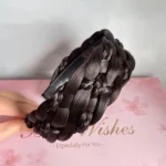 Bandeau de lavage du visage, artefact supérieur crânien haut, cerceau large pour cheveux, bandeau de perruque à Six brins, couvre-chef de Style coréen