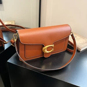Luxe – Grade 2025 Sac à bandoulière carré exclusif pour femme – Solide – Couleur esthétique, Niche – Style Design et quotidien, élégant