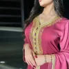 Eid Satin Abaya dubaï Jalabiya Robe musulmane turquie Islam Robe Longue Djelaba Femme Musulman robes pour femmes caftan Marocain