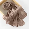 strass froissé mousseline de soie hijab écharpe pour femme musulman hijabs satin fil écharpe été respirant musulman écharpe pour ramadan
