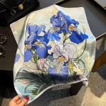 100% naturel véritable foulard en soie femmes Bandana carré foulards Wrap foulard mûrier mode luxe haute qualité Hijab foulard femme