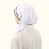 femmes écharpe instantanée hijab rayures dorées élastique chapeau casquette musulman hijab solide bandeau moyen orient islamique turban bandana
