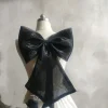 ruban en organza avec nœud de mariée, accessoires pour robe de mariée et robe de soirée pour dames