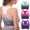 Soutien-gorge de sport absorbant les chocs pour femmes, sous-vêtements respirants et résistants aux chocs, anneau en acier, soutien-gorge de Yoga gratuit, gilet de course, hauts d&rsquo;entraînement de Fitness