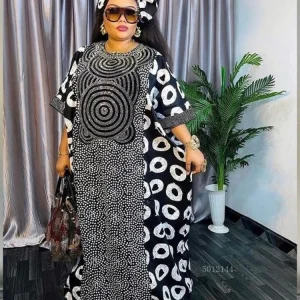 Robe longue d’été ample pour femmes/dames, maxi, imprimé, manches courtes, abayas, style africain, nouvel arrivage 2025 Robe longue d’été ample pour femmes/dames, maxi, imprimé, manches courtes, abayas, style africain, nouvel arrivage 2025