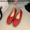 chaussures de ballet à nministériels d peu profond pour femme, mocassin souple, ballerine, rond, parker, document bonbon, mode 2024