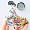 1pc, aimants de réfrigérateur de madrid, aimants de réfrigérateur de tourisme de madrid, aimants de réfrigérateur d'espagne, aimants de réfrigérateur de tourisme d'espagne, décoration d'intérieur de madrid