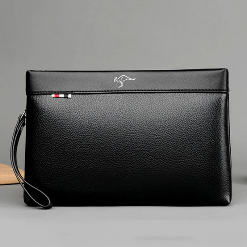 Marque de luxe hommes d’affaires portefeuille en cuir homme pochette pièces de monnaie poche sac à main enveloppe décontractée longs portefeuilles mâle sac pratique pour IPAD Marque de luxe hommes d’affaires portefeuille en cuir homme pochette pièces de monnaie poche sac à main enveloppe décontractée longs portefeuilles mâle sac pratique pour IPAD