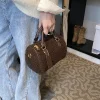 sac à main en fausse fourrure beige pour femme, chaud, moelleux, laine d'agneau, initié, polyvalent, petit, à bandoulière, café, hiver 2024