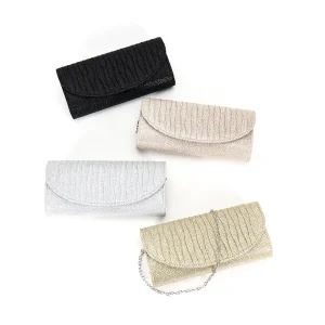 Pochette à paillettes avec chaîne pour femmes, sac à main à bandoulière avec chaîne, sac à main de mariage à paillettes pour soirée, cadeau de mariage