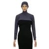 jersey élastique, manches longues, écharpe à capuche pour femme musulmane, couverture de bras long, haussement d'épaules, protection solaire, sous le t shirt