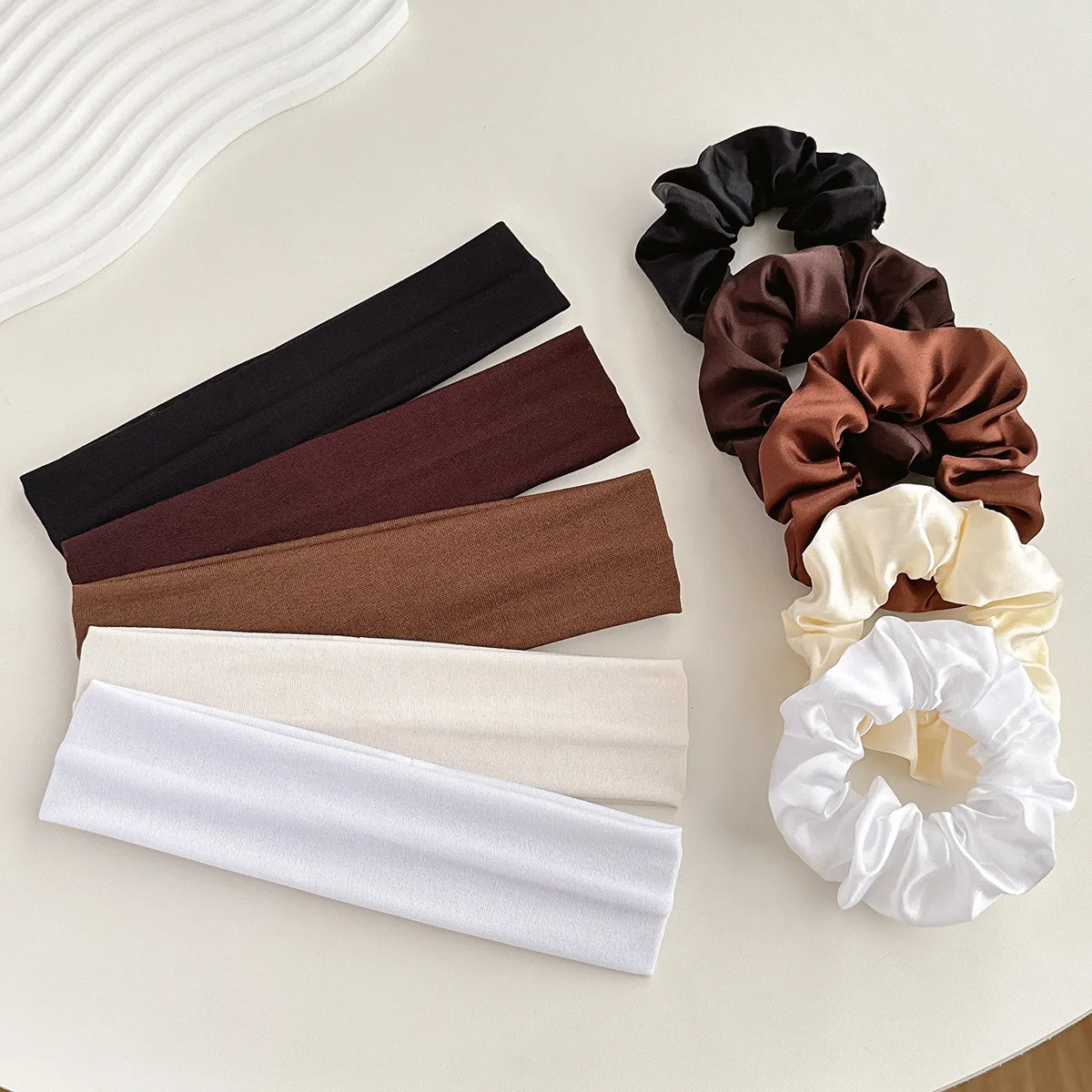 Bandeau de sport de course à haute élasticité, minimaliste, élastique, absorbant la sueur, accessoires de cheveux de Yoga pour filles et femmes
