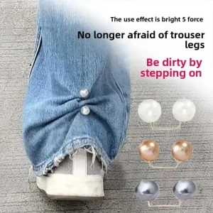    Broche à Double perle pour femmes, 8 pièces, écharpe, vêtements, robe, épingles antidérapantes, mode multifonction, Clips, décoration de pantalons