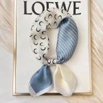 Foulard carré de luxe en soie à pois pour femmes, Hijab, bandes de cheveux, foulard en Satin, châle, ruban, bandeau, enveloppes de mode, Bandana