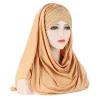 hijab instantané pour femmes musulmanes, châles une pièce, bonnet amira islam, bonnet de chimio, bonnet de prière, sous écharpe, vêtements de sauna, chapeau rond, couverture d'étole