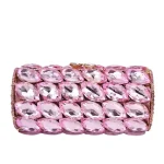 Pochette en coquillage pour femmes, cadeau de mariage, sacs de soirée en cristal, sacs à main et bourses en strass pour dîner de fête, Cocktail