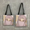 sacs fourre tout hijab pour femmes musulmanes, écharpe de sauna couronne, sac à main islamique pour filles, sac initié portable, sac à soupe, sac de shopping réutilisable