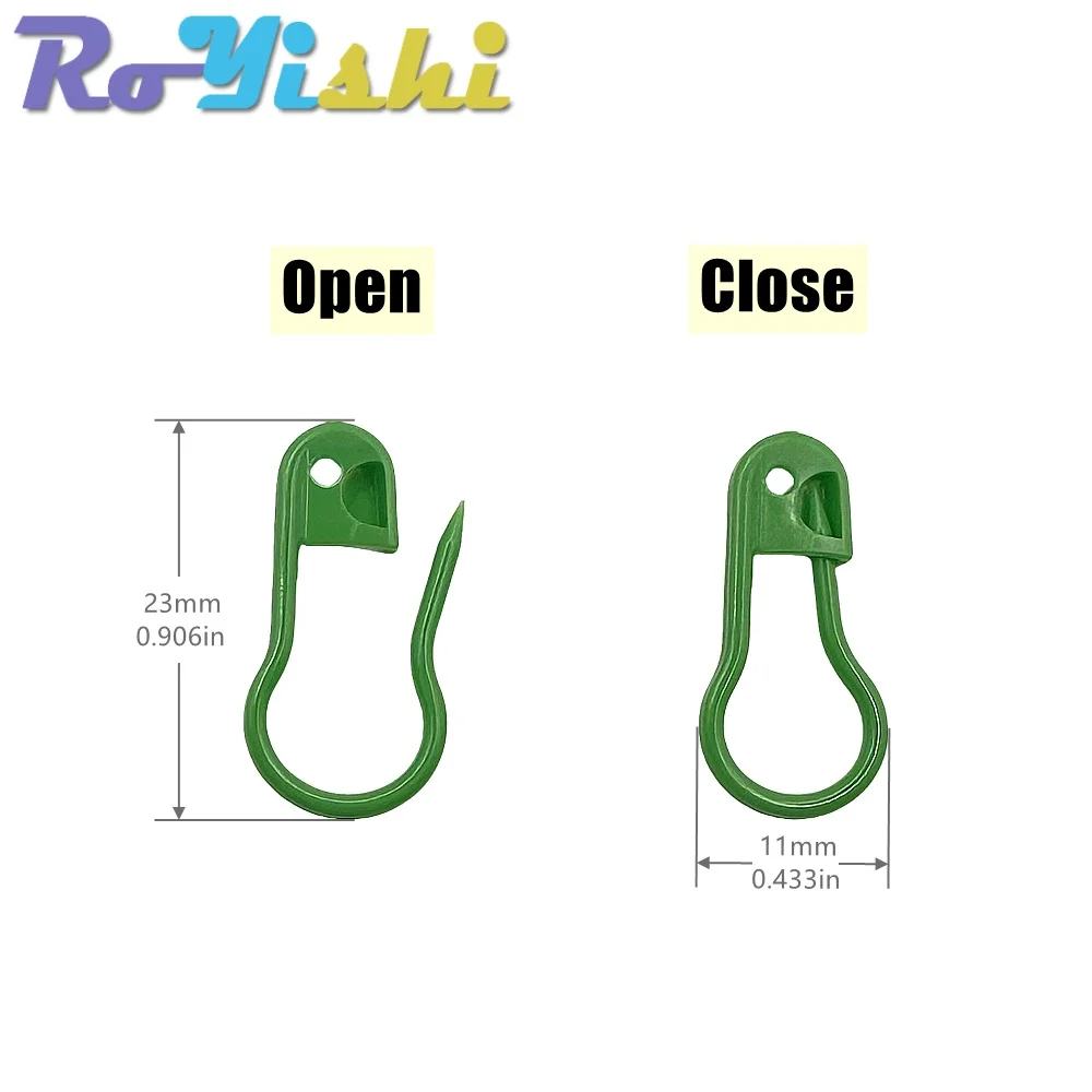 Épingles de sûreté en plastique colorées, marqueurs de tricot, Clips de points au Crochet pour bricolage, tricot, couture, accessoires pour vêtements artisanaux, 100 pièces/boîte