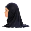 50 cm enfants hijabs filles musulmanes enfants hijab écharpe islamique châles matériau doux et extensible pour 2 à 7 ans filles turban