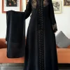 Nouvelles femmes robe élégante en mousseline de soie Abaya ouvert avec fermeture éclair femmes musulmanes robe vêtements islamiques Cardigan Abaya femmes robe musulmane Nouvelles femmes robe élégante en mousseline de soie Abaya ouvert avec fermeture éclair femmes musulmanes robe vêtements islamiques Cardigan Abaya femmes robe musulmane