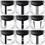 Autocollant de capot de voiture, autocollants à rayures personnalisés, autocollant de carrosserie modifié automatiquement, accessoires de voiture, Film de couverture de décoration, offre spéciale