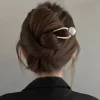 Épingles à cheveux en perles coréennes en forme de u, épingles à cheveux en métal pour femmes et filles, bâtons pour chignon, accessoires de coiffure, cadeaux, nouvelle collection