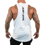 Maillot de corps de Jogging pour hommes, T-Shirt confortable sans manches, pour entraînement, Fitness, Sports de plein air, course à pied, mode, gilet ample respirant