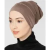 2020 doux modal intérieur Hijab casquettes musulman stretch Turban casquette islamique sous-écharpe Bonnet chapeau femme bandeau tube casquette turbante mujer