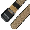 ceinture en nylon moderne pour hommes, classique et souple, à cliquet, confortable, sans trou, ceinture web réglable, paramètres d'affaires