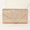 pochettes pour femmes chaîne en métal paillettes paillettes sacs de soirée avec enveloppe fête mariage dame sac à main banquet sacs de messager