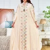 robe longue à paillettes brodées pour femmes musulmanes, abaya marocaine, kaftan de dubaï, abayas islamiques, robe éducative eid, robes de soirée modestes, jalabiya