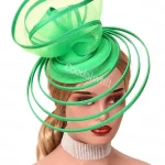 Voile maille Fascinator thé Chapeau élégant femmes Derby fête casque course événement casque avec bandeau mariée mariage Chapeau casquette