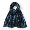 1 pièces aquarelle impression hijab femmes bohème doux islam ramadan musulman hijabs foulard femme châle enveloppement écharpe foulard